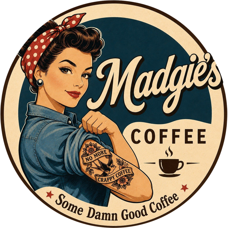 Madgies Coffee logo